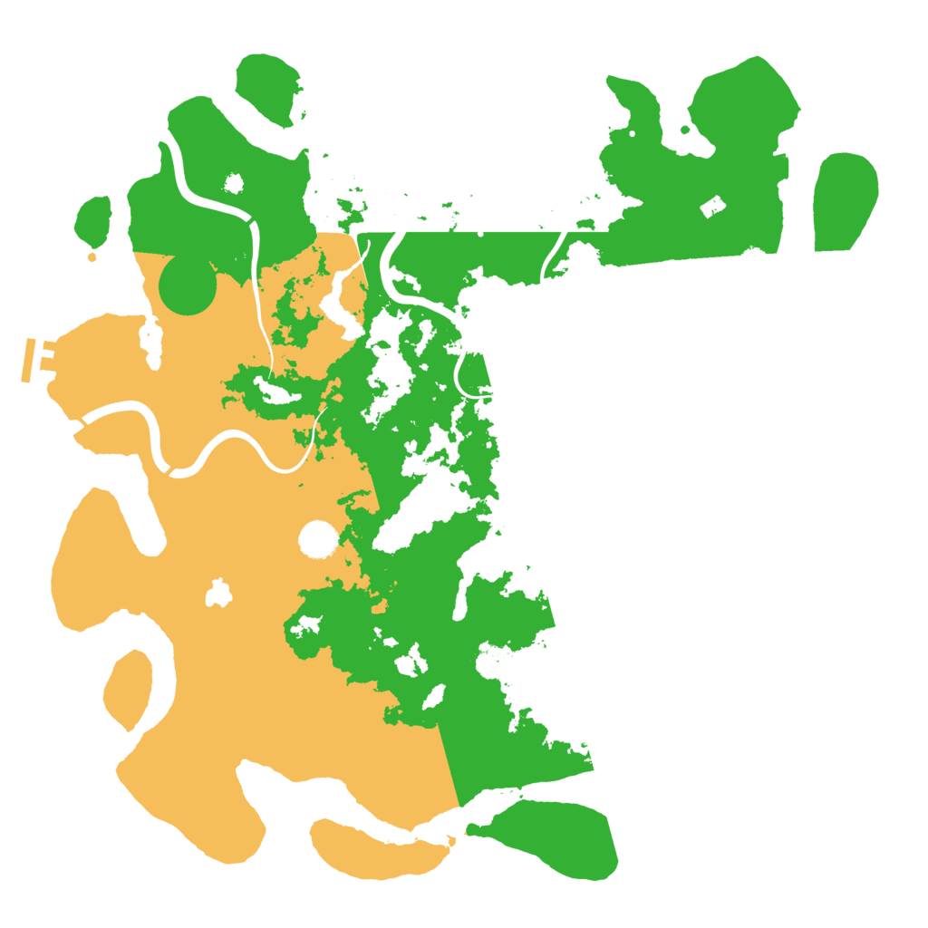 Biome Rust Map: Procedural Map, Size: 4250, Seed: 836429097