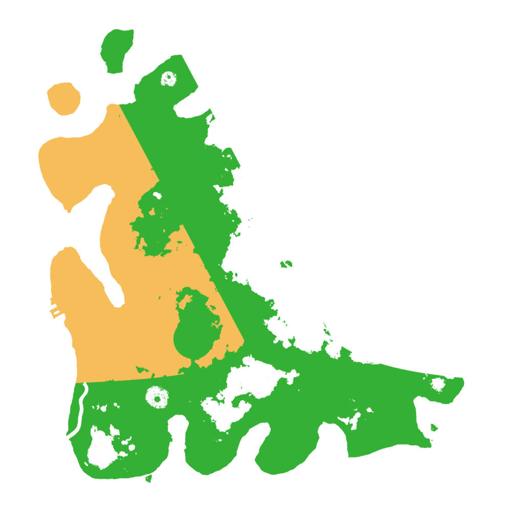 Biome Rust Map: Procedural Map, Size: 3500, Seed: 47567473