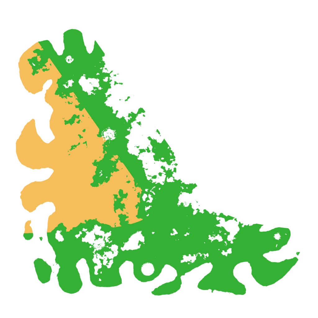 Biome Rust Map: Procedural Map, Size: 4400, Seed: 196