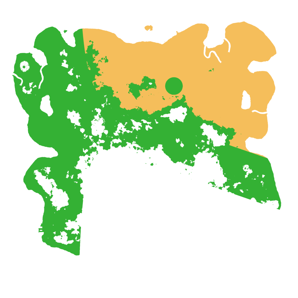 Biome Rust Map: Procedural Map, Size: 4500, Seed: 46147344