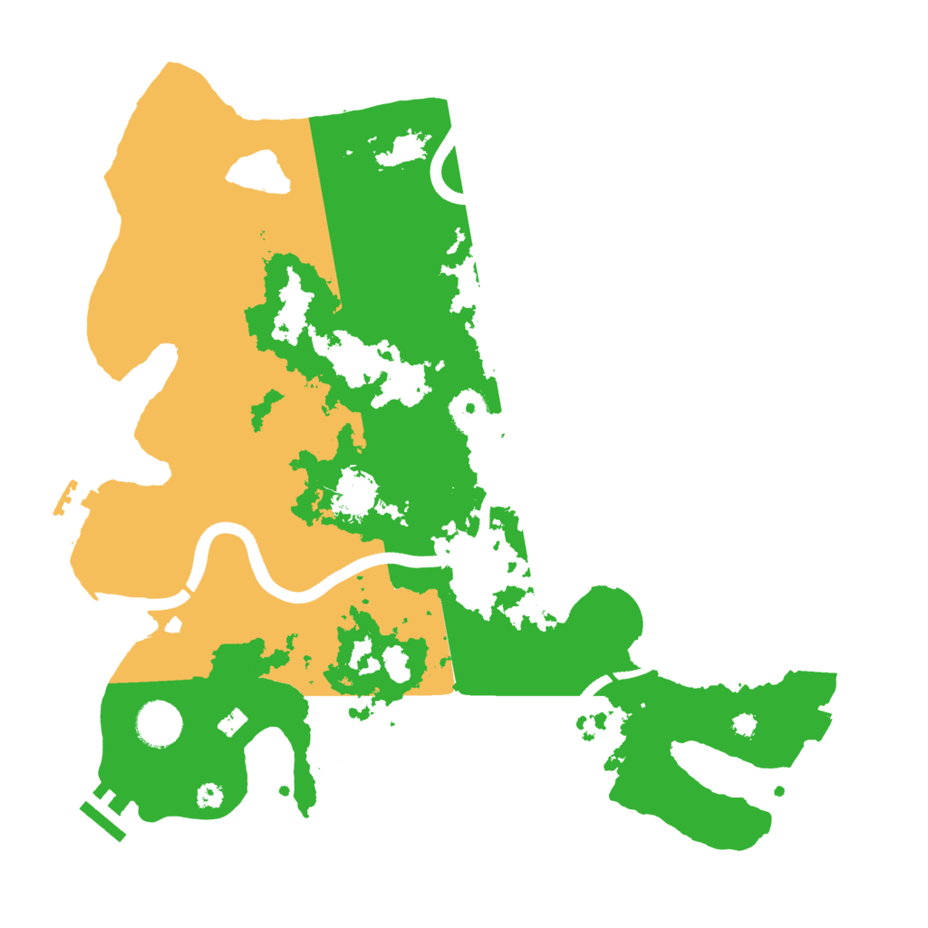 Biome Rust Map: Procedural Map, Size: 3550, Seed: 391362