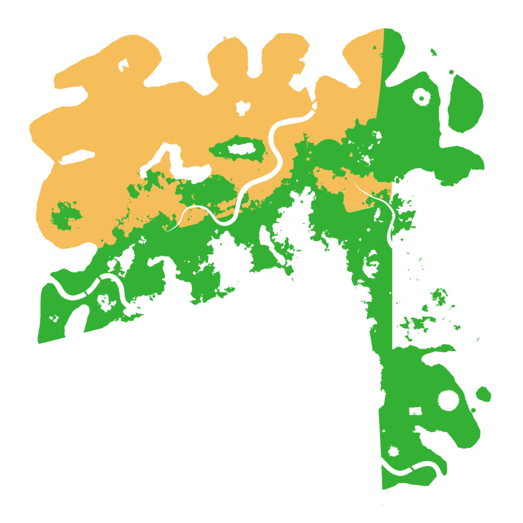 Biome Rust Map: Procedural Map, Size: 4500, Seed: 1577406503