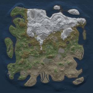 Thumbnail Rust Map: Procedural Map, Size: 4000, Seed: 400, 20 Monuments