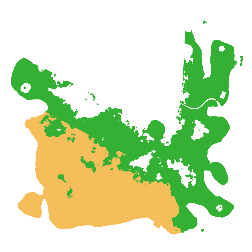 Biome Rust Map: Procedural Map, Size: 3800, Seed: 2624395