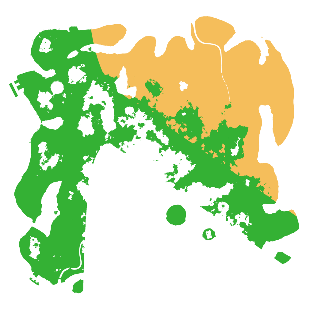 Biome Rust Map: Procedural Map, Size: 4300, Seed: 163470235