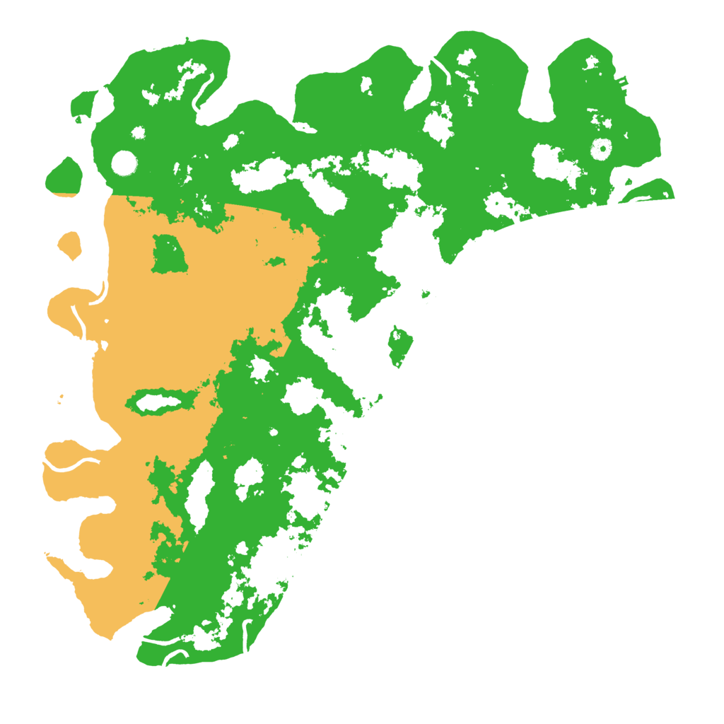 Biome Rust Map: Procedural Map, Size: 5000, Seed: 1212122121