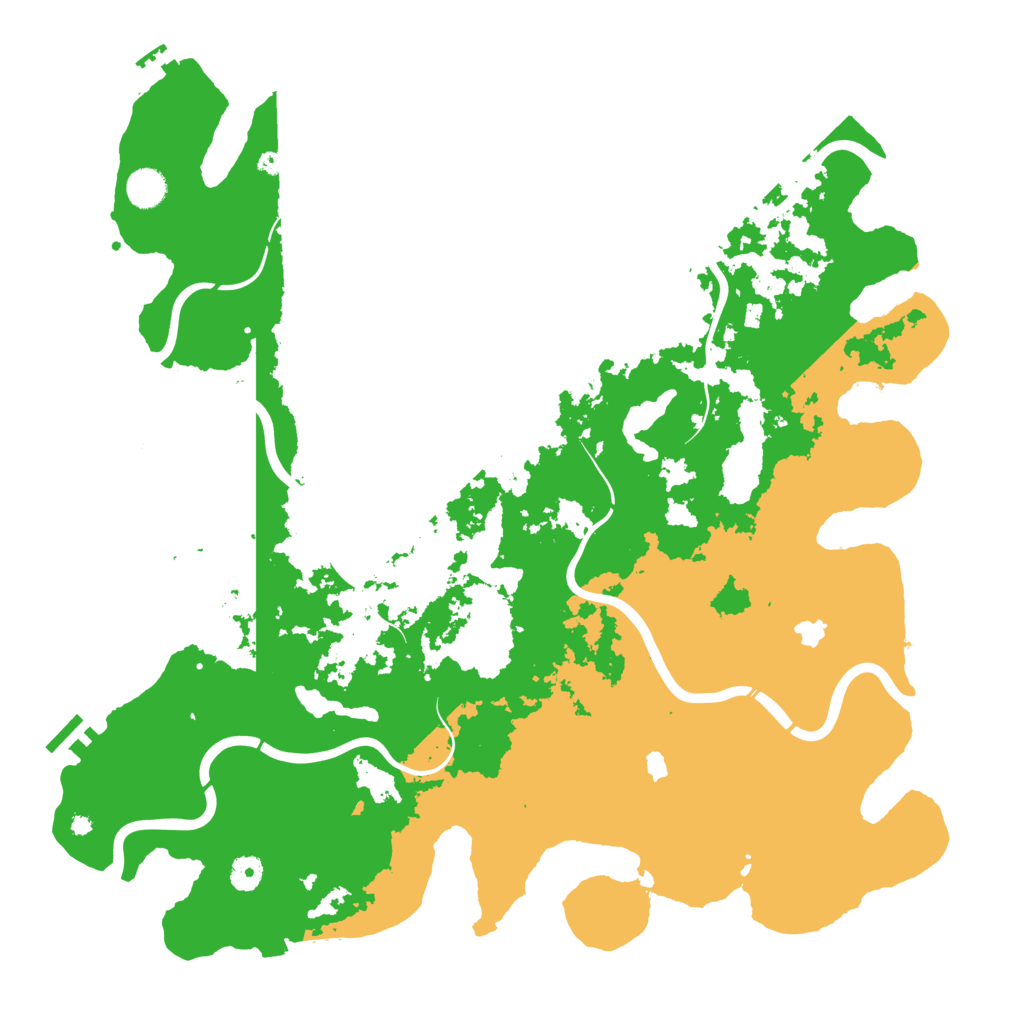 Biome Rust Map: Procedural Map, Size: 4500, Seed: 1501071026