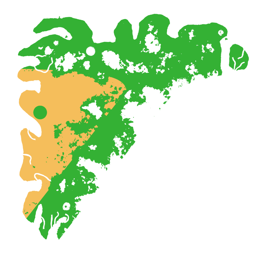 Biome Rust Map: Procedural Map, Size: 5000, Seed: 17380
