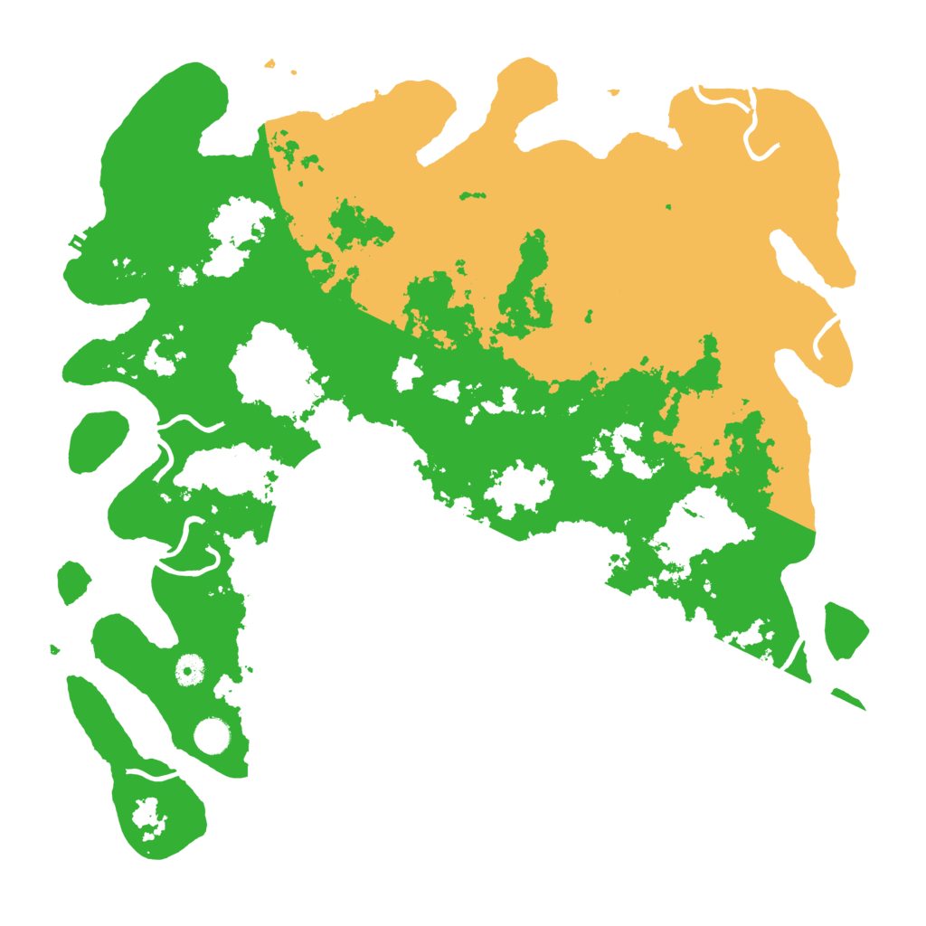 Biome Rust Map: Procedural Map, Size: 4500, Seed: 415140081