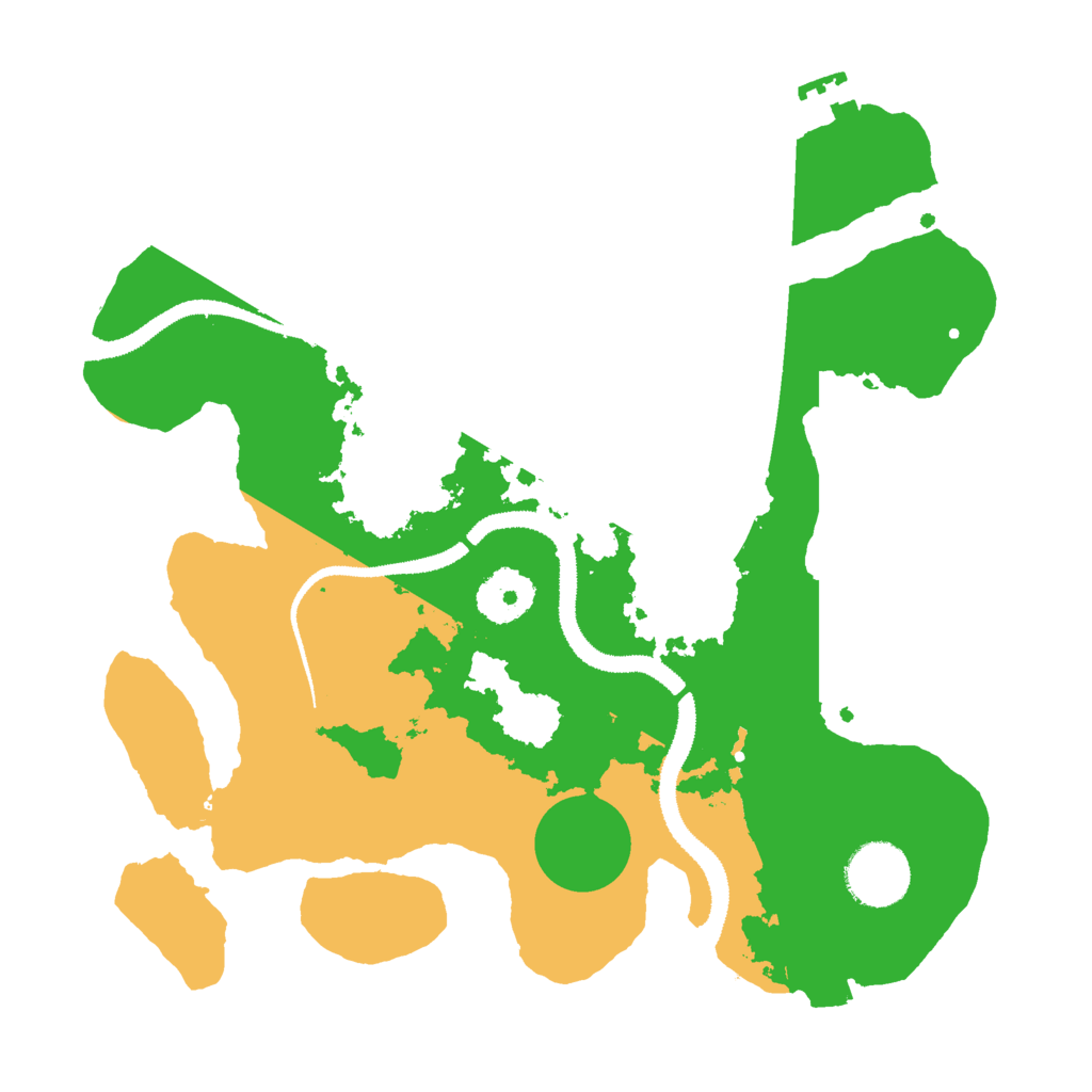 Biome Rust Map: Procedural Map, Size: 3000, Seed: 727163281