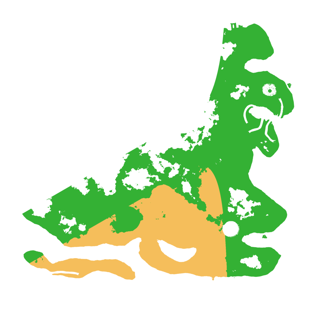 Biome Rust Map: Procedural Map, Size: 3500, Seed: 325645