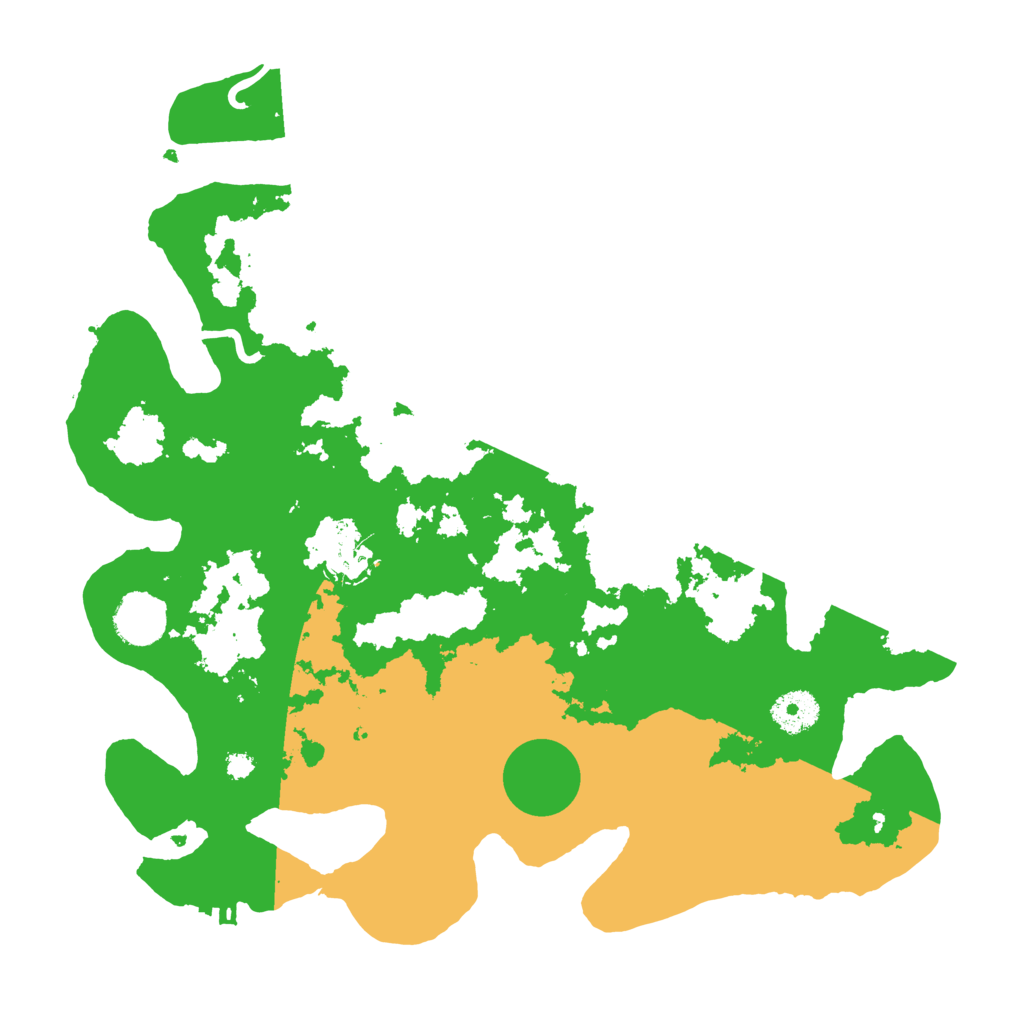 Biome Rust Map: Procedural Map, Size: 3500, Seed: 1214878831