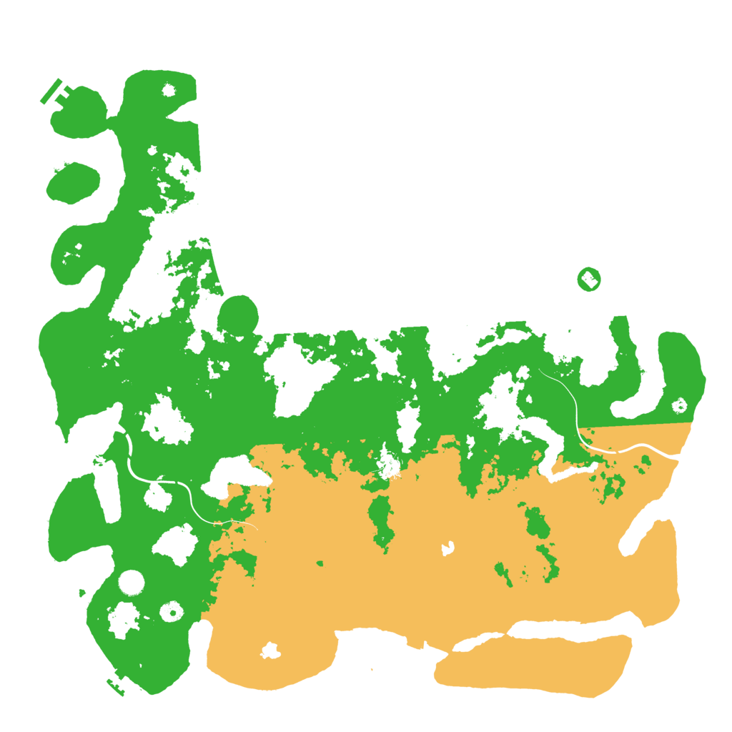 Biome Rust Map: Procedural Map, Size: 5000, Seed: 53435342