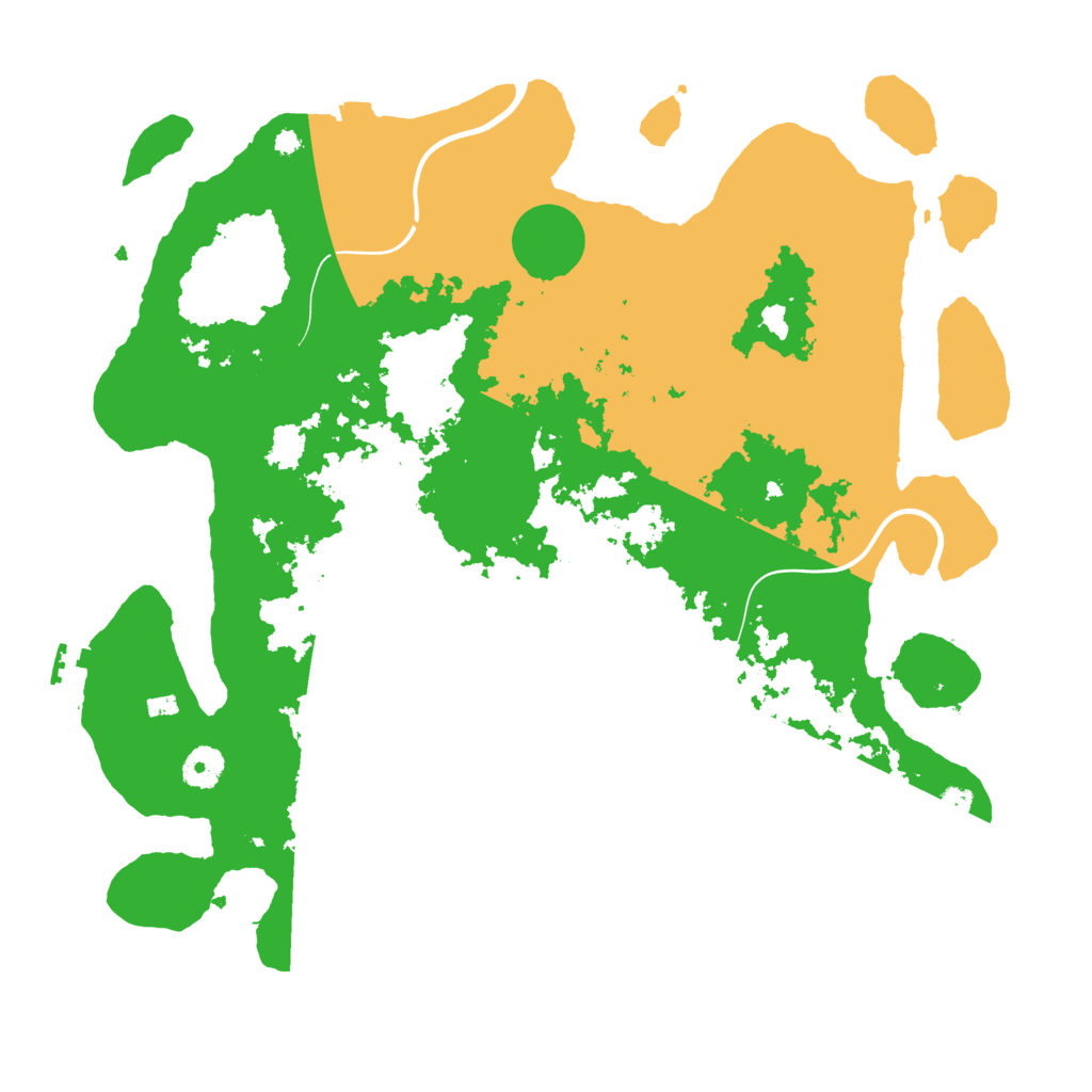 Biome Rust Map: Procedural Map, Size: 3950, Seed: 2045625456