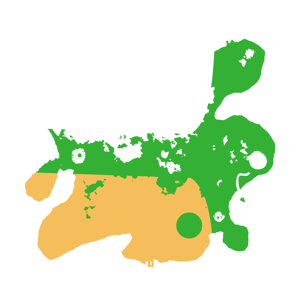 Biome Rust Map: Procedural Map, Size: 3000, Seed: 5500