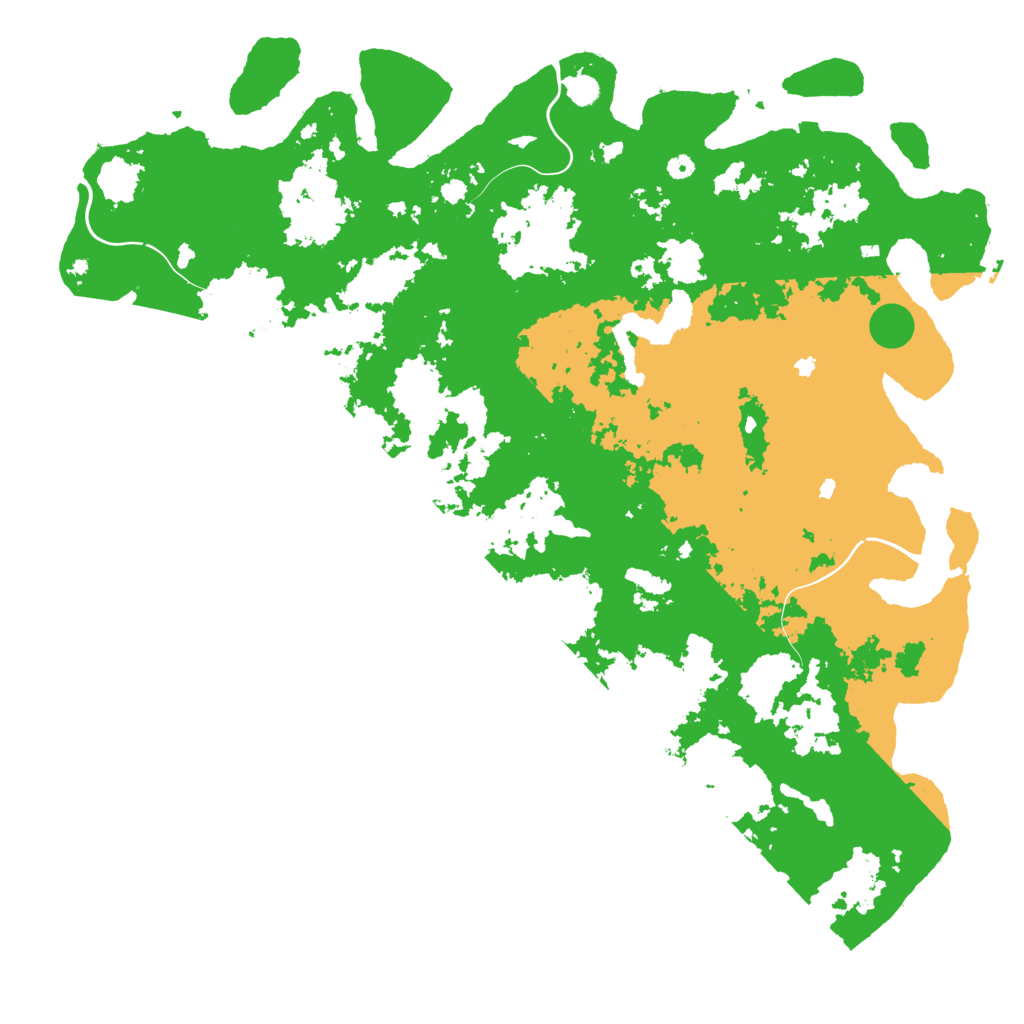Biome Rust Map: Procedural Map, Size: 6000, Seed: 987435