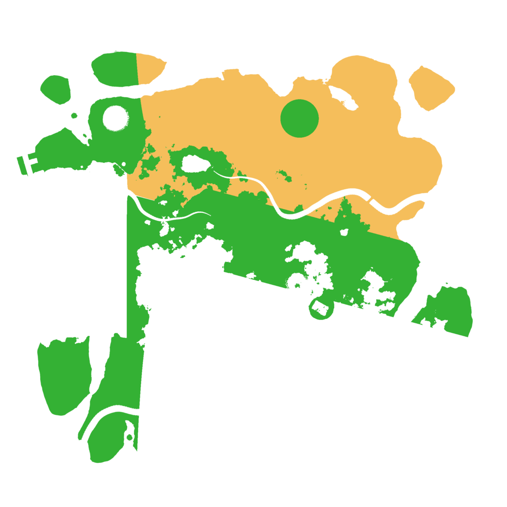 Biome Rust Map: Procedural Map, Size: 3500, Seed: 7042022