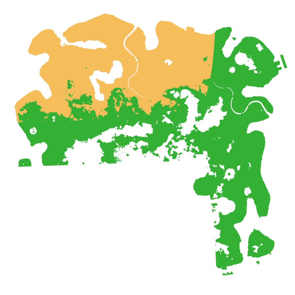 Biome Rust Map: Procedural Map, Size: 4258, Seed: 86354