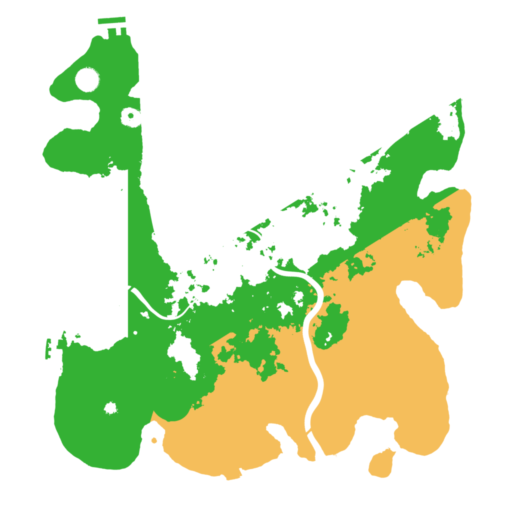 Biome Rust Map: Procedural Map, Size: 3750, Seed: 4862