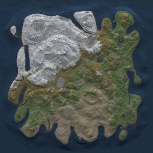 Thumbnail Rust Map: Procedural Map, Size: 3850, Seed: 1364810541, 19 Monuments