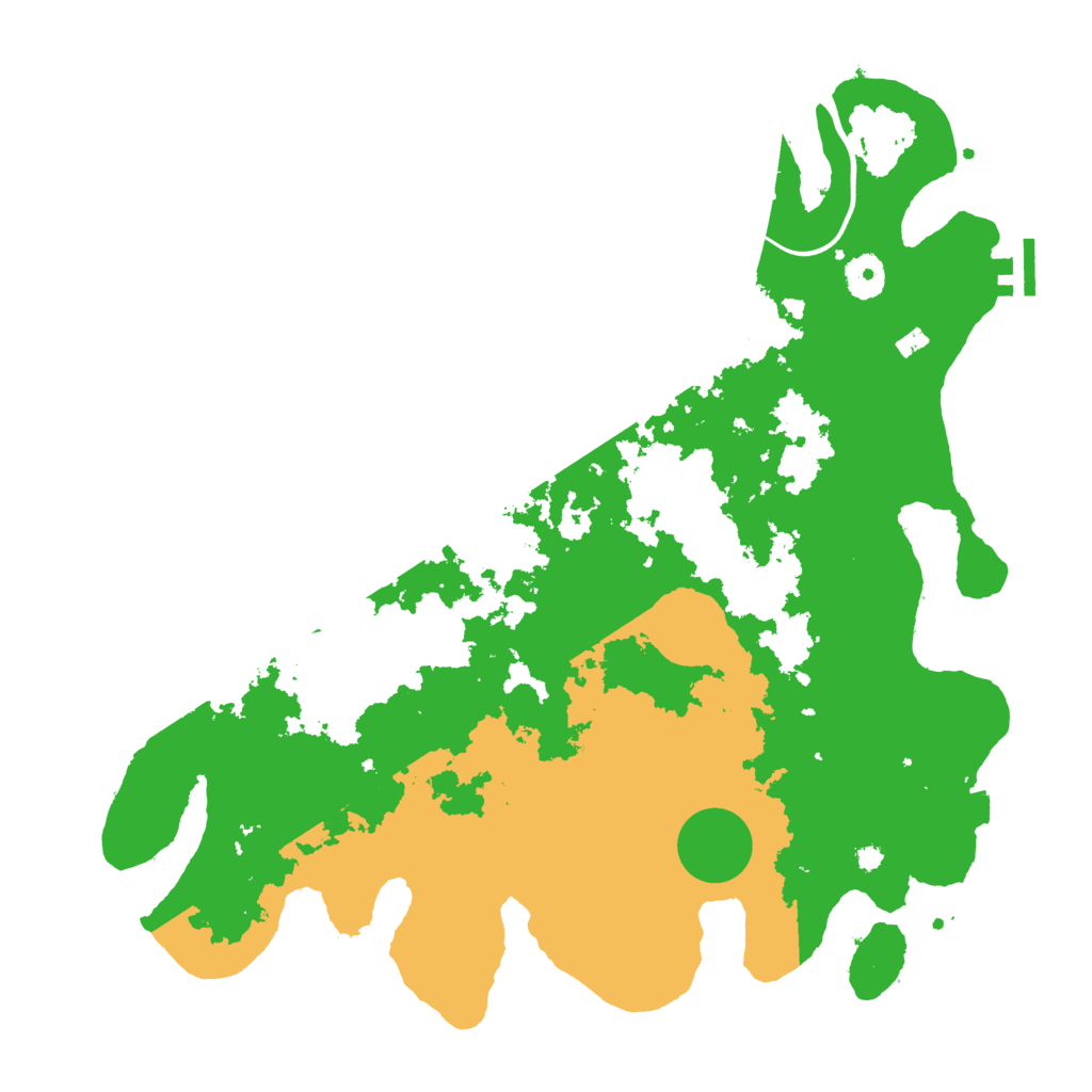 Biome Rust Map: Procedural Map, Size: 3850, Seed: 1364810541