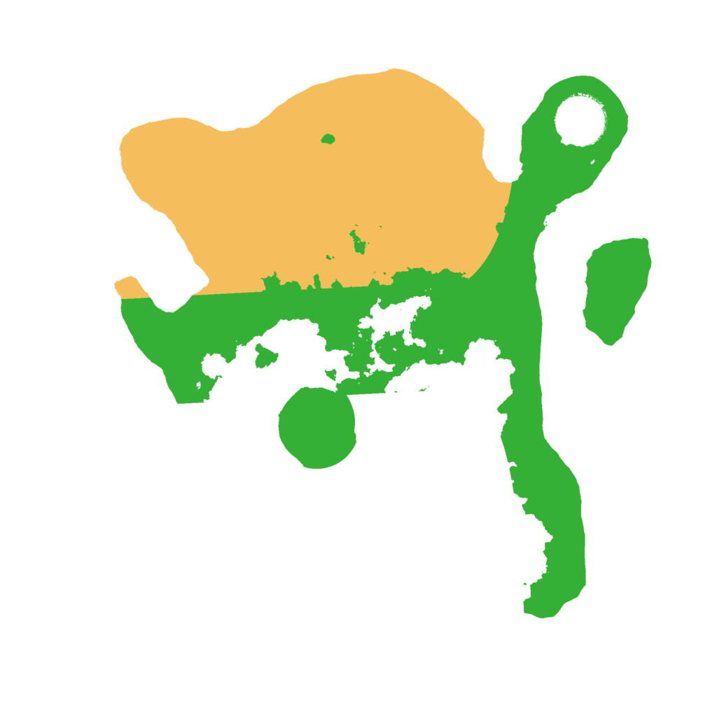 Biome Rust Map: Barren, Size: 2500, Seed: 650164