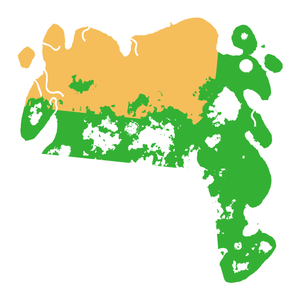 Biome Rust Map: Procedural Map, Size: 4000, Seed: 220407007