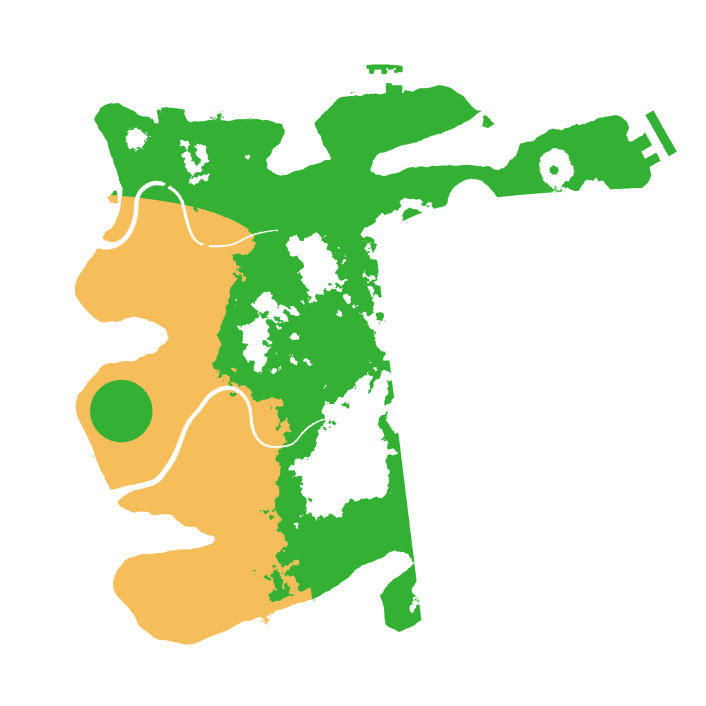 Biome Rust Map: Procedural Map, Size: 3000, Seed: 805761409