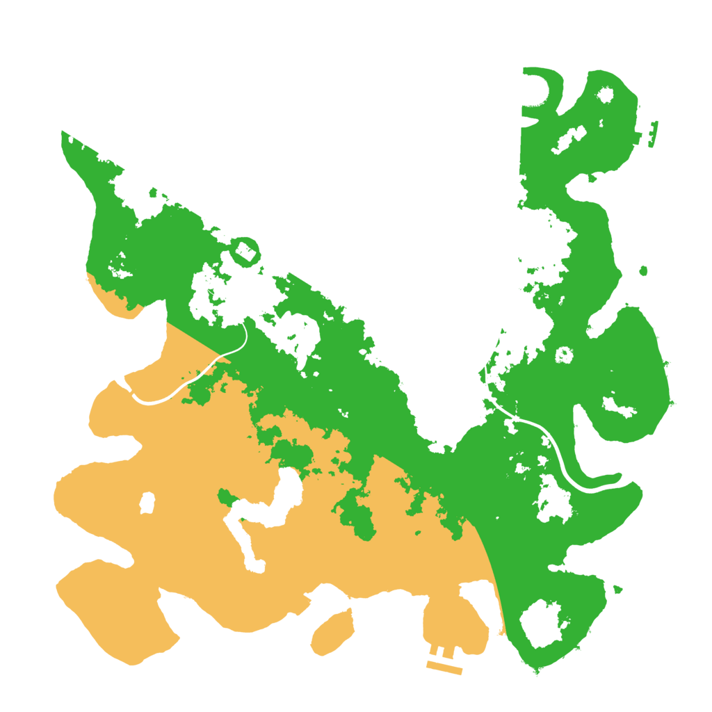 Biome Rust Map: Procedural Map, Size: 4000, Seed: 968593832