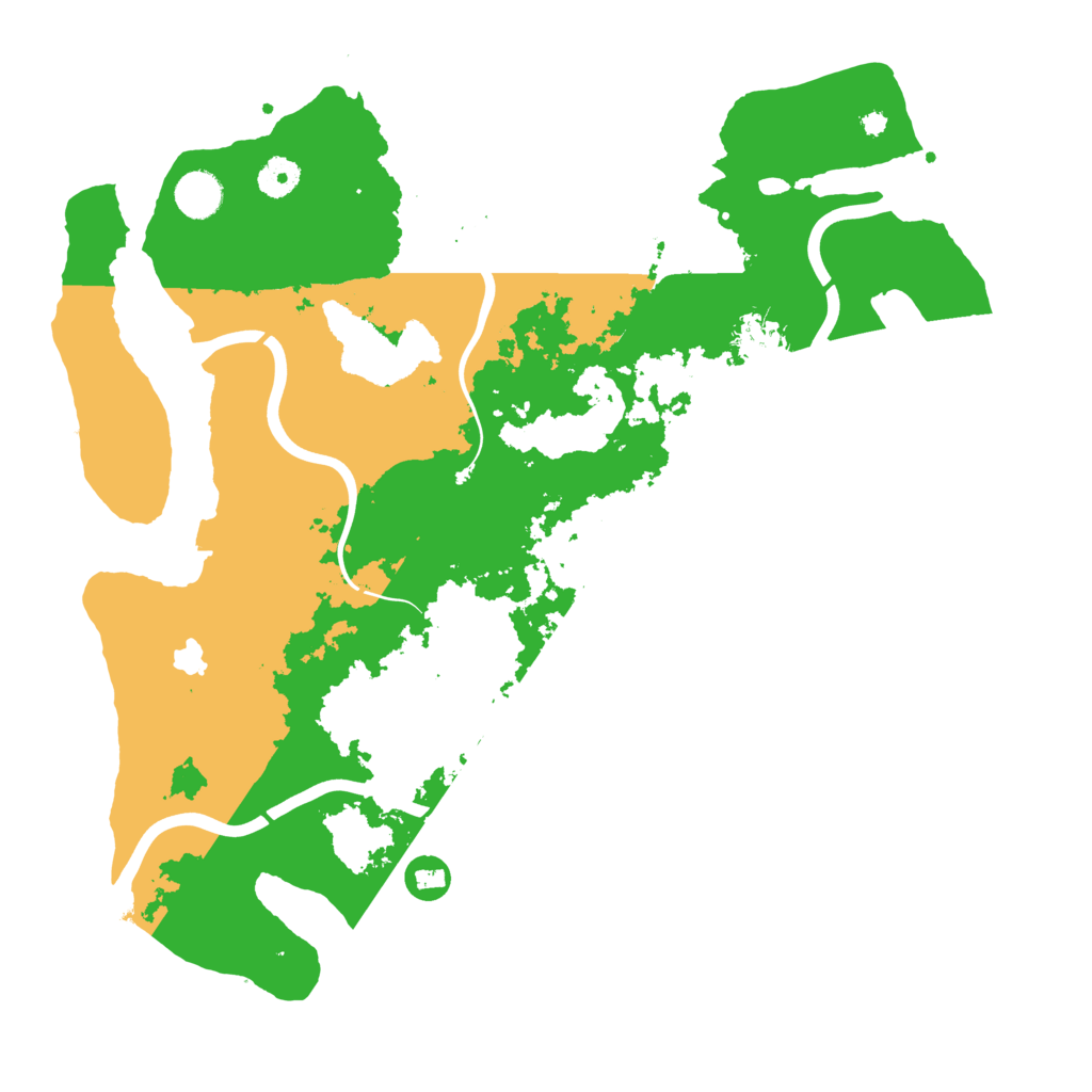 Biome Rust Map: Procedural Map, Size: 4050, Seed: 2041250842