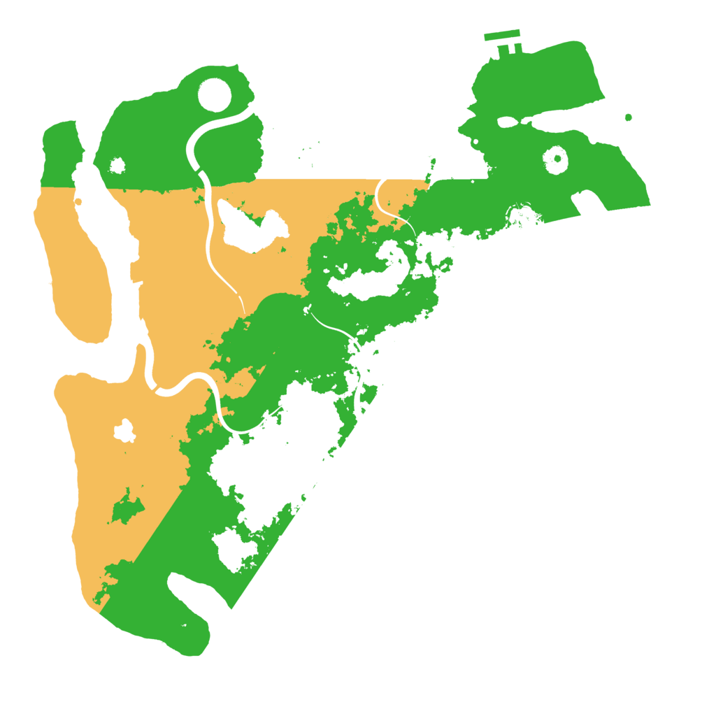 Biome Rust Map: Procedural Map, Size: 4050, Seed: 2041250842