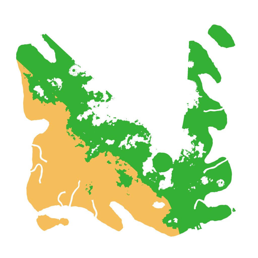 Biome Rust Map: Procedural Map, Size: 3500, Seed: 31581857