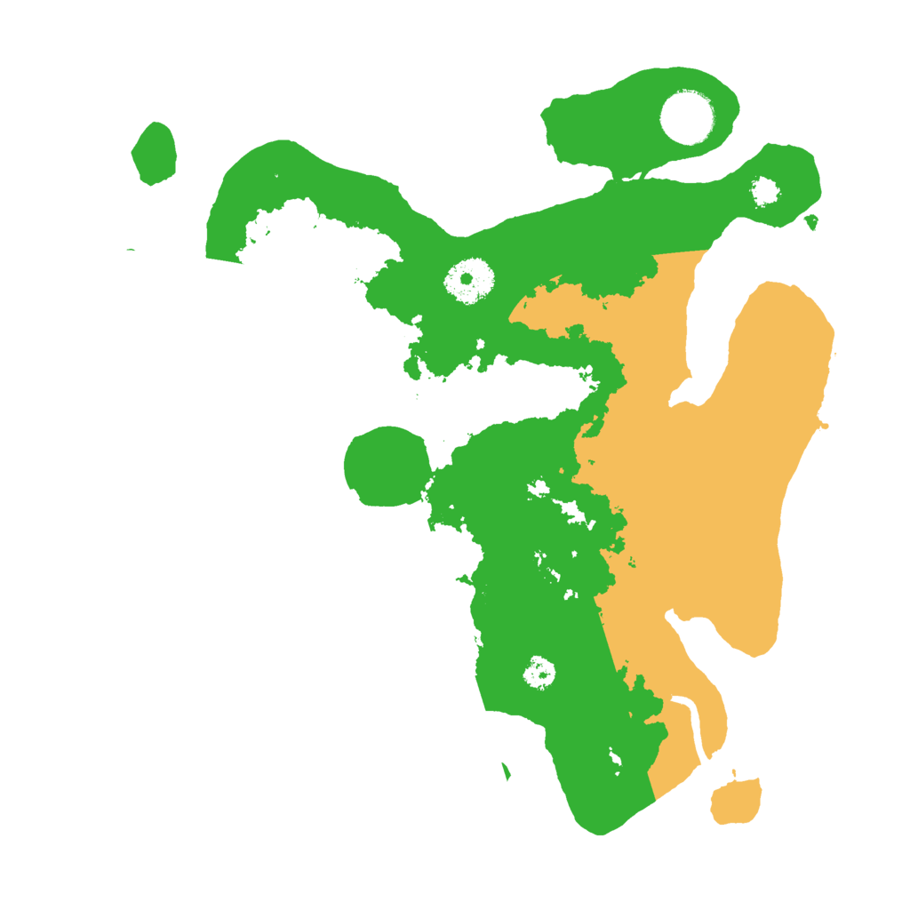 Biome Rust Map: Procedural Map, Size: 3000, Seed: 5241