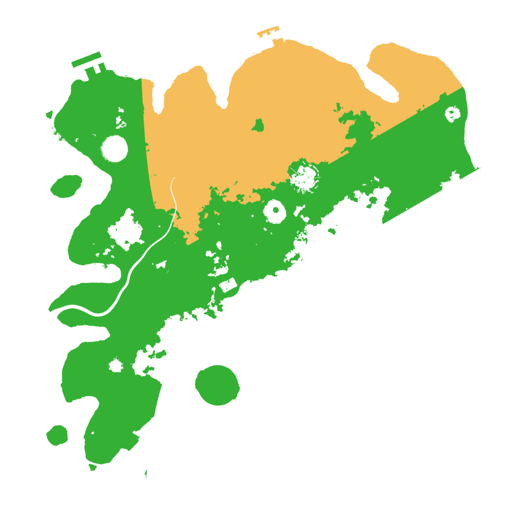 Biome Rust Map: Procedural Map, Size: 3500, Seed: 853542371
