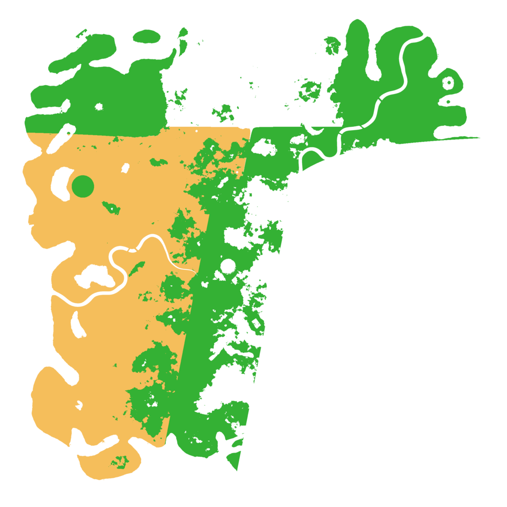 Biome Rust Map: Procedural Map, Size: 6000, Seed: 345949
