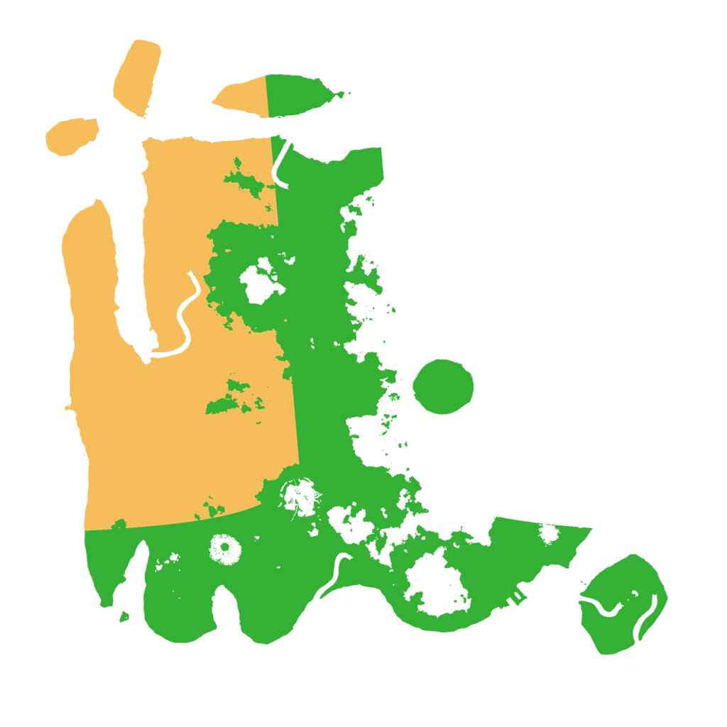 Biome Rust Map: Procedural Map, Size: 3500, Seed: 542726476