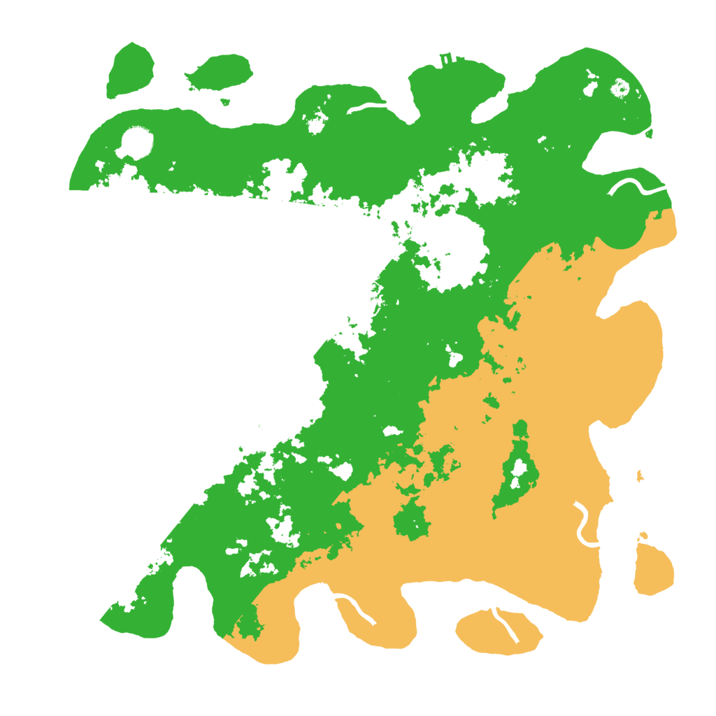 Biome Rust Map: Procedural Map, Size: 4000, Seed: 15483882