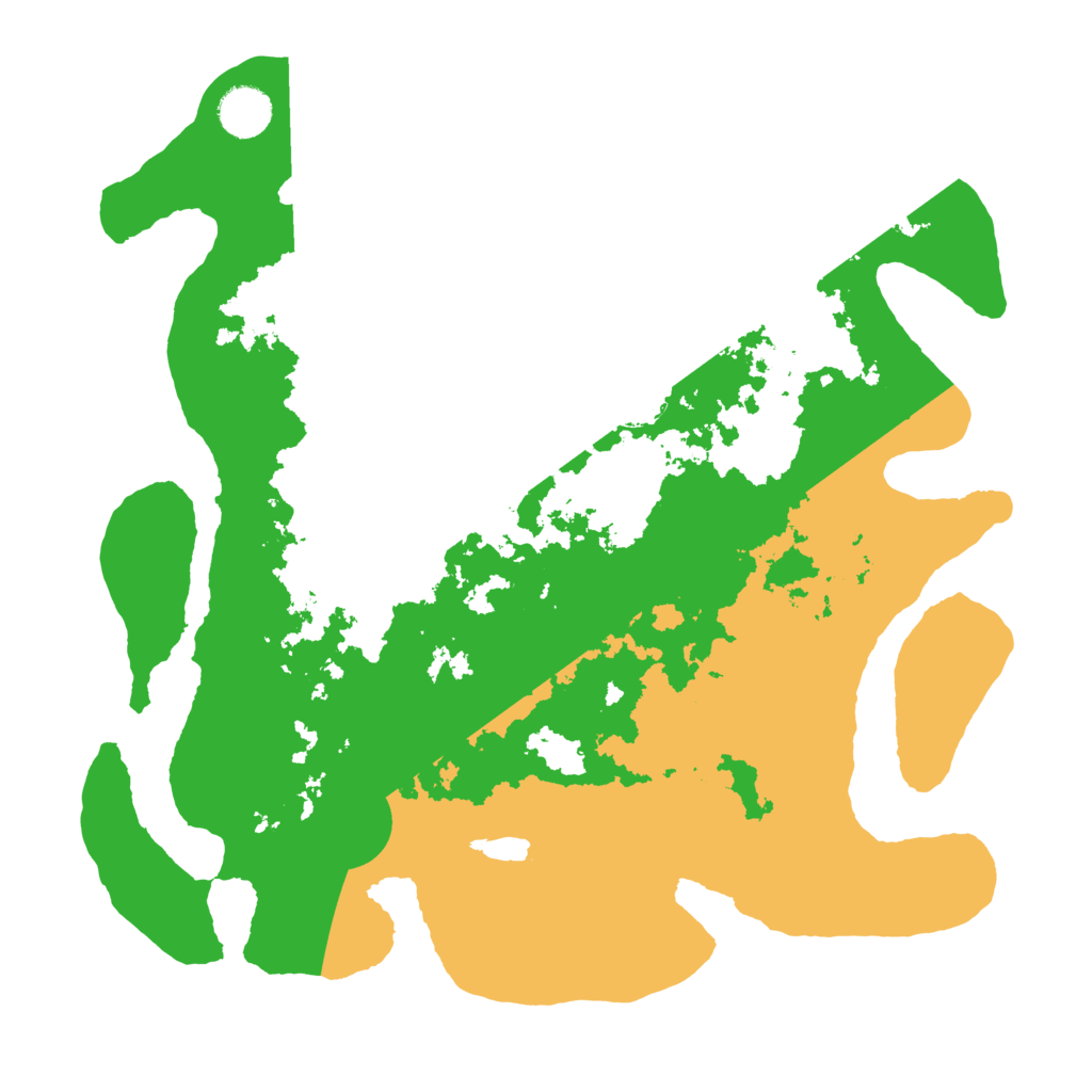 Biome Rust Map: Barren, Size: 3700, Seed: 276