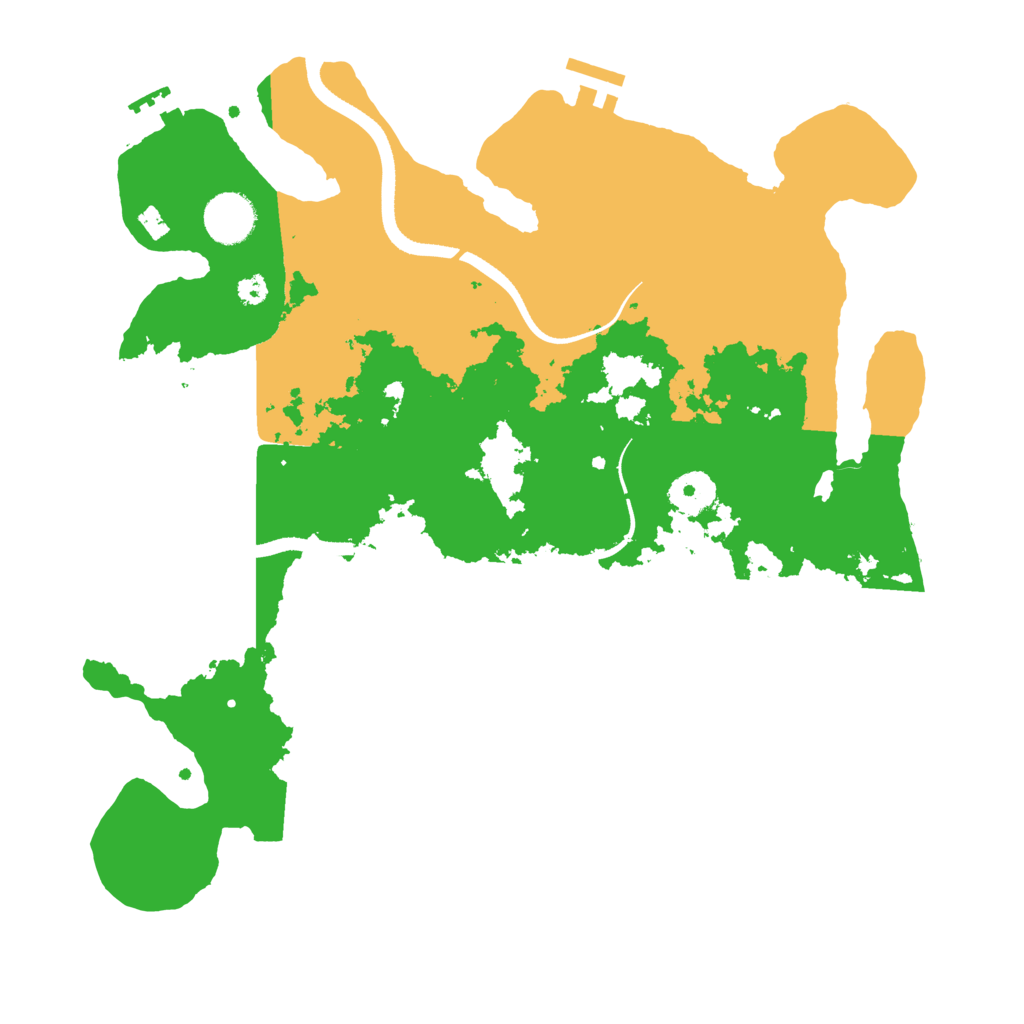 Biome Rust Map: Procedural Map, Size: 3500, Seed: 7581678