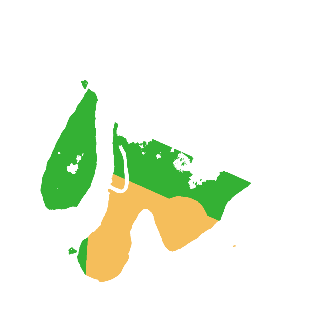 Biome Rust Map: Procedural Map, Size: 2000, Seed: 1555018886