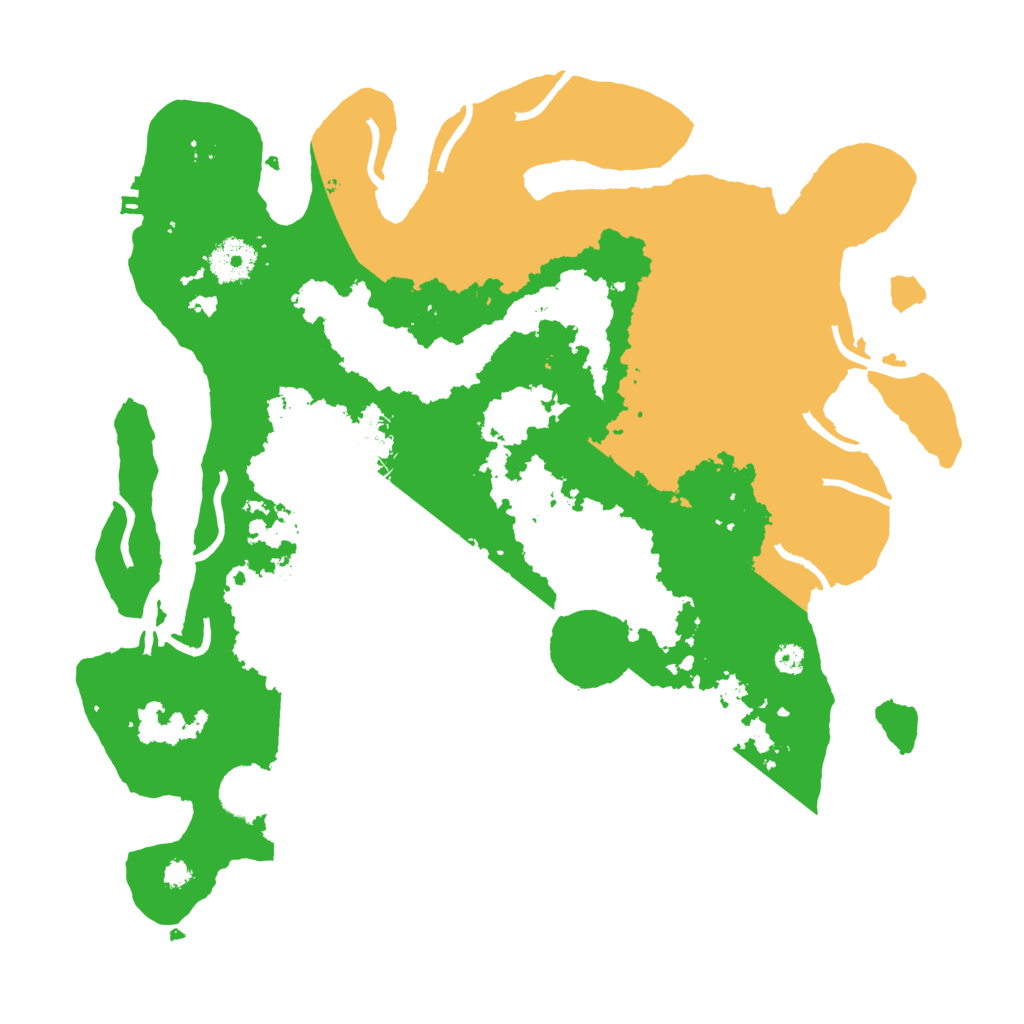 Biome Rust Map: Procedural Map, Size: 3500, Seed: 3934031