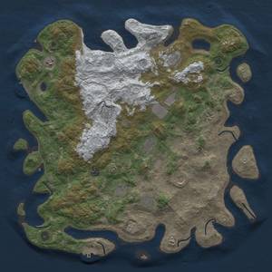 Thumbnail Rust Map: Procedural Map, Size: 4500, Seed: 7960547, 20 Monuments