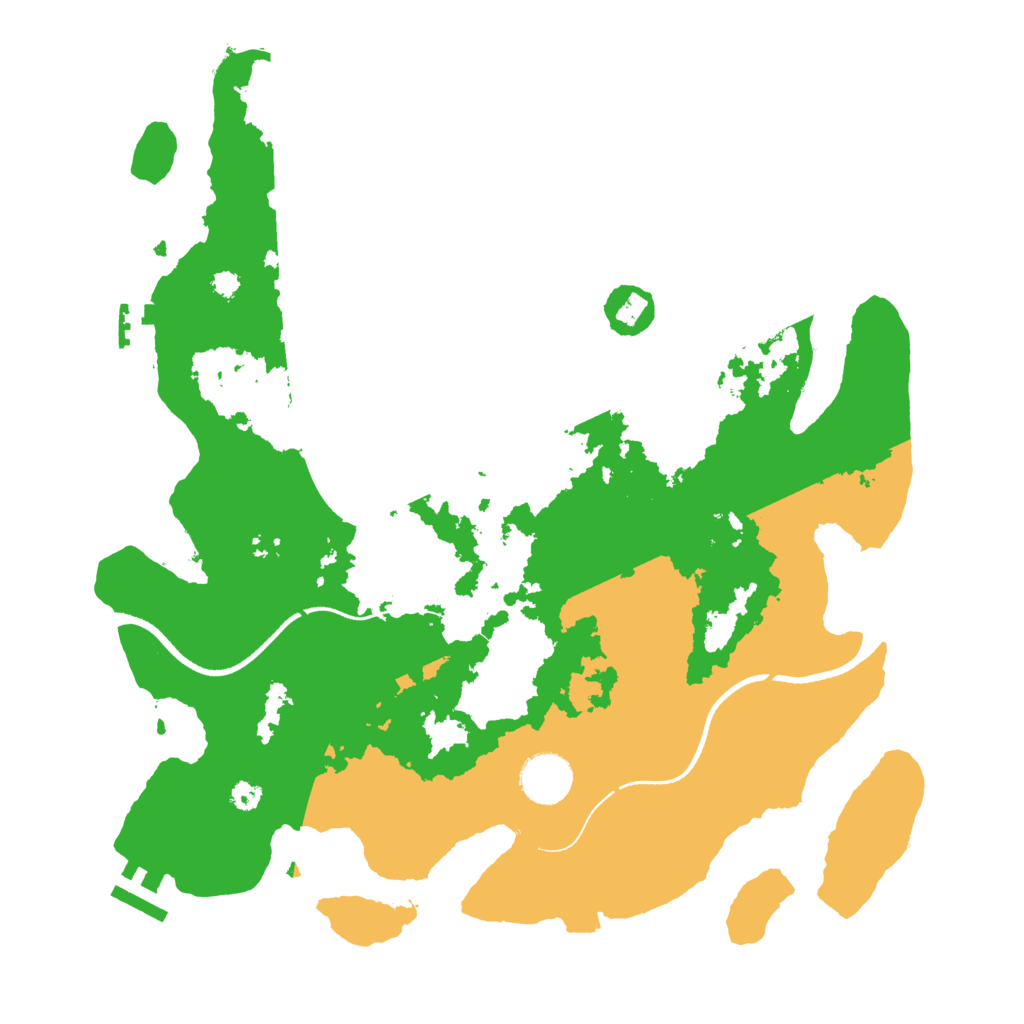 Biome Rust Map: Procedural Map, Size: 3500, Seed: 1574202209