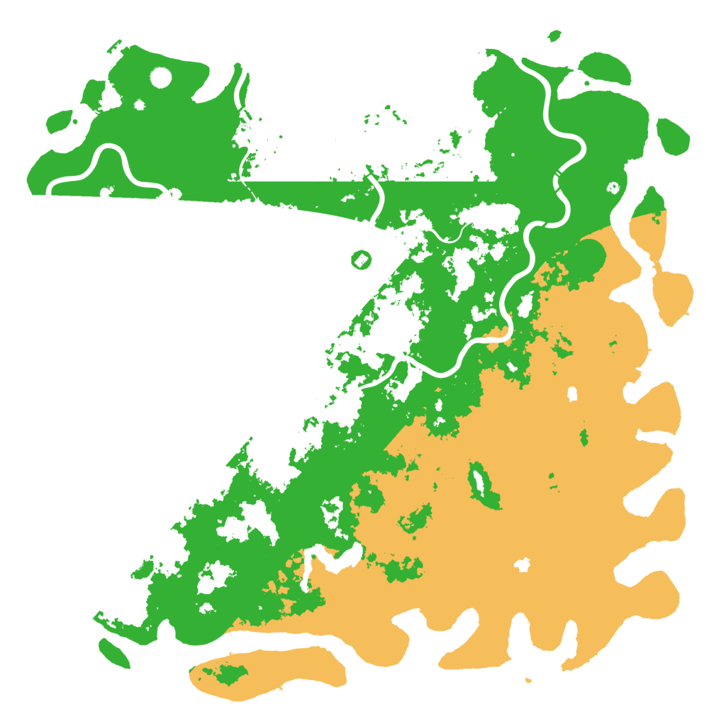 Biome Rust Map: Procedural Map, Size: 6000, Seed: 191229218