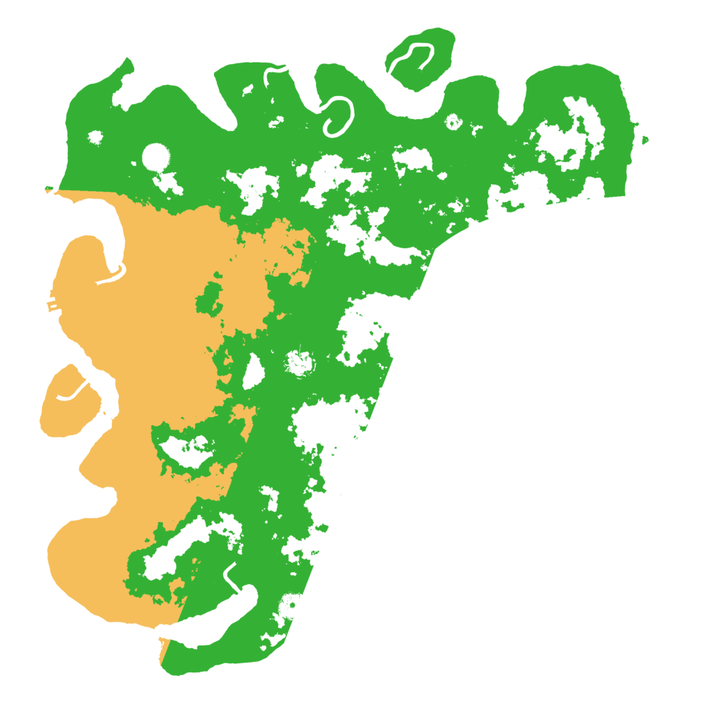 Biome Rust Map: Procedural Map, Size: 4500, Seed: 6632