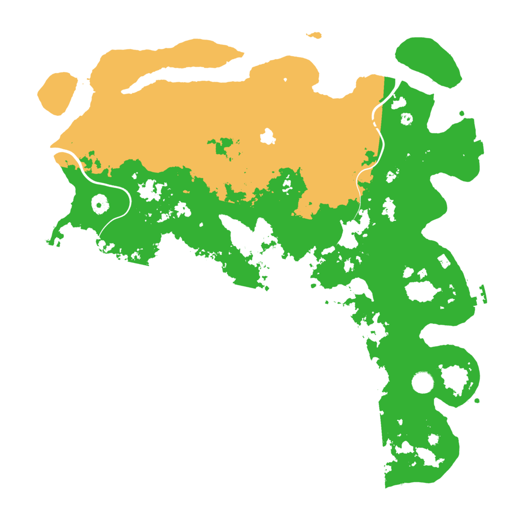 Biome Rust Map: Procedural Map, Size: 4250, Seed: 14527772