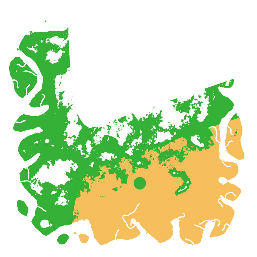 Biome Rust Map: Procedural Map, Size: 5500, Seed: 6740