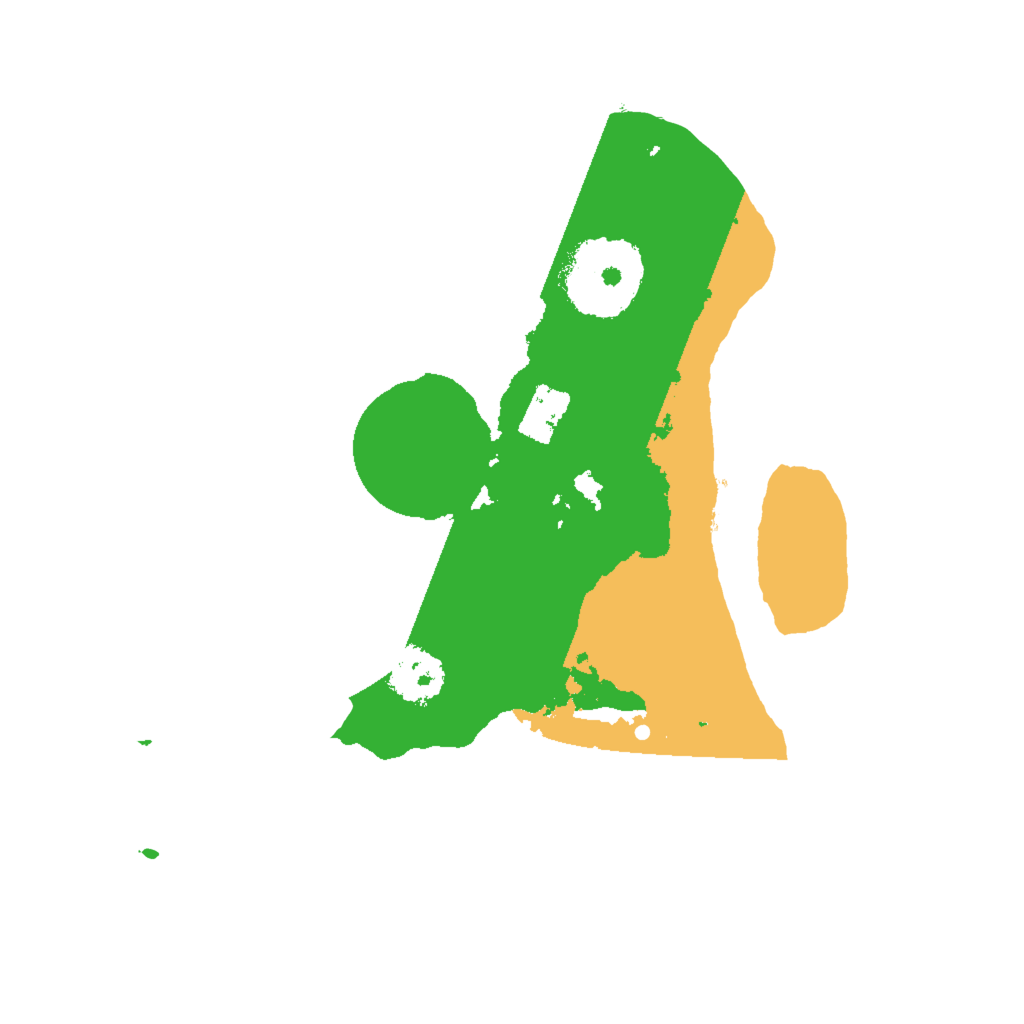 Biome Rust Map: Procedural Map, Size: 2000, Seed: 245453