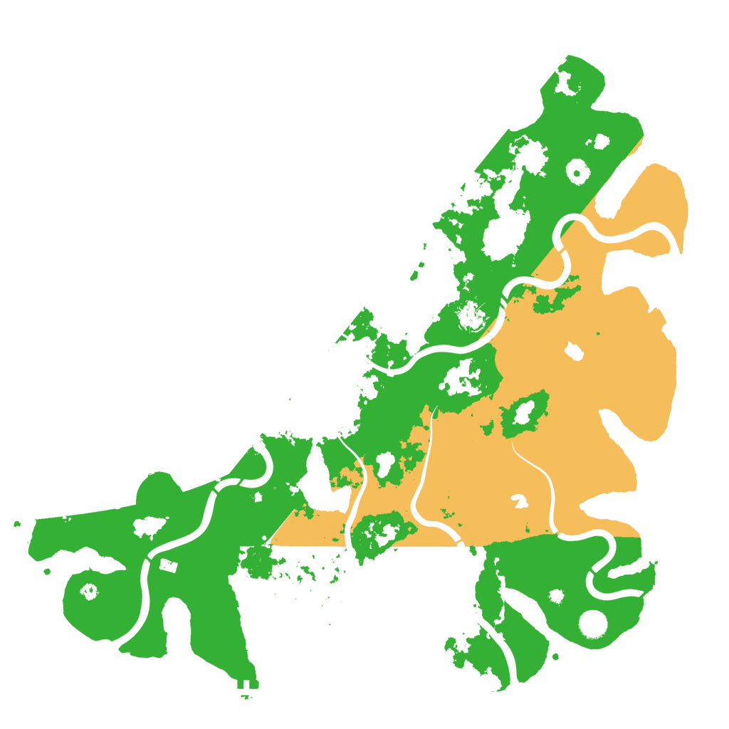 Biome Rust Map: Procedural Map, Size: 4500, Seed: 1224