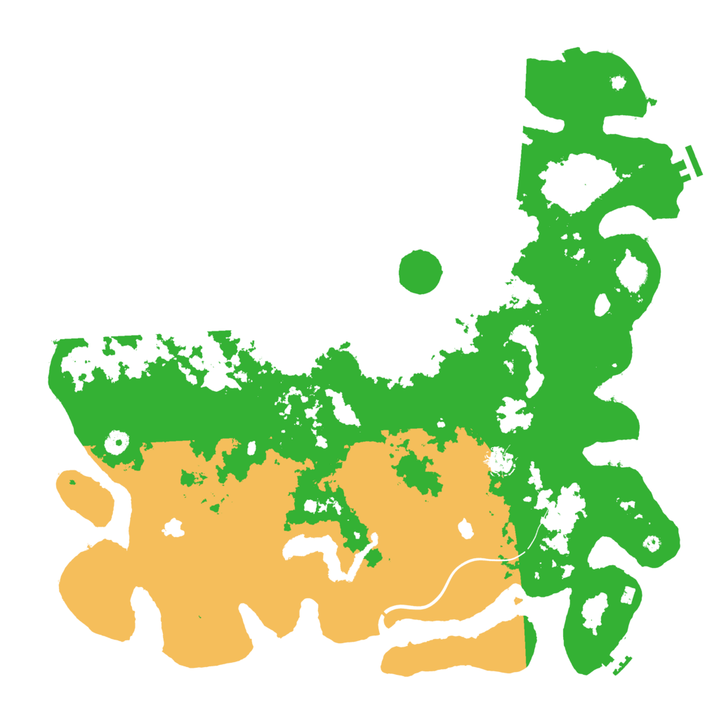Biome Rust Map: Procedural Map, Size: 4500, Seed: 220407020